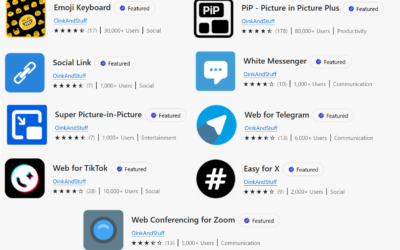 Nine of Edge Extensions have been awarded the Featured badge on the Edge Add-ons store!
