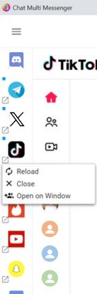 Chat Multi Messenger: Real-time non-intrusive notifications in the App icon