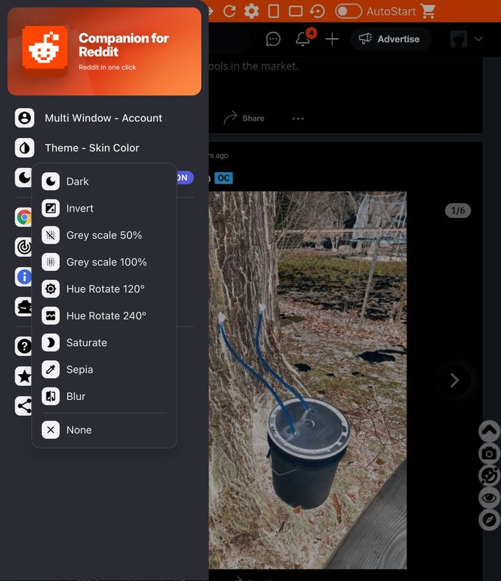 Companion for Reddit: Theme - Skin Color and Dark Mode