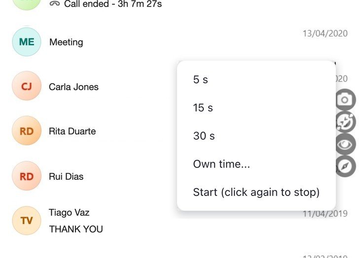 White Messenger for Teams: Video of the Window