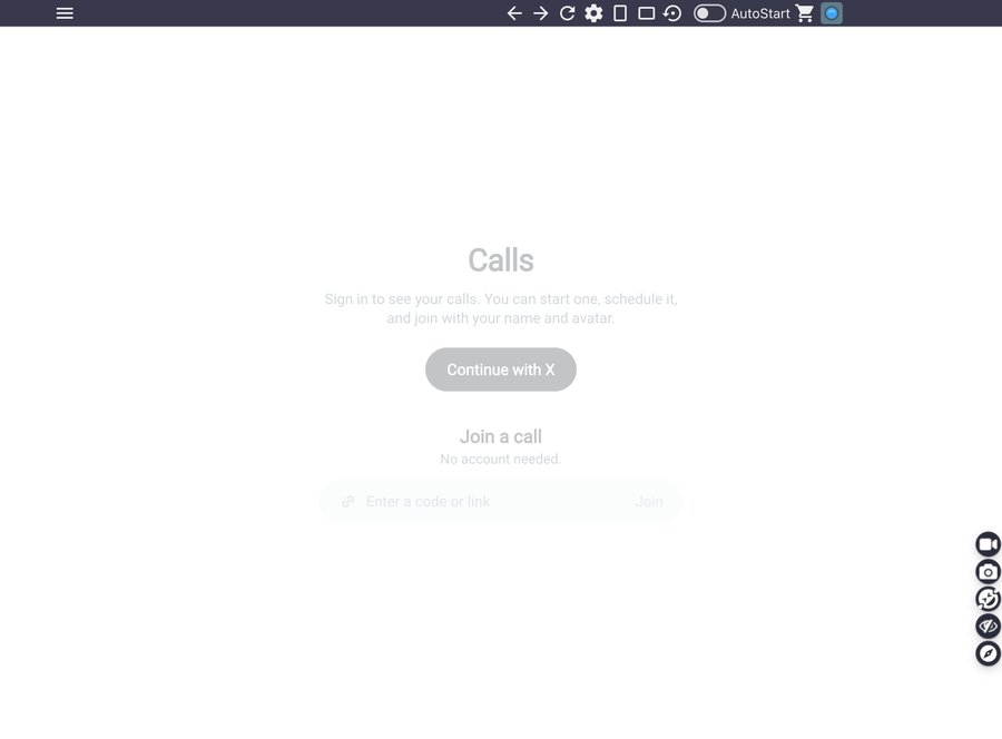 Web Conferencing: Incognito mode