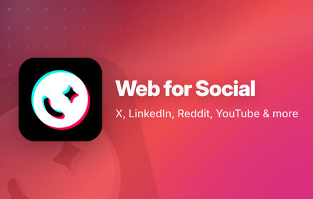 Web for Social