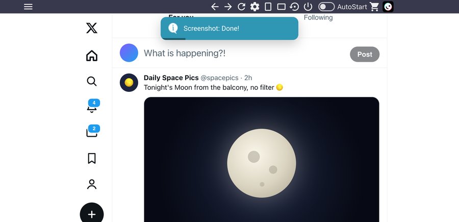Web for Social: Window Screenshot